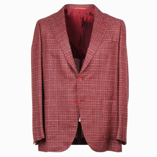 Isaia Slim Wool-Silk-Linen Sport Coat