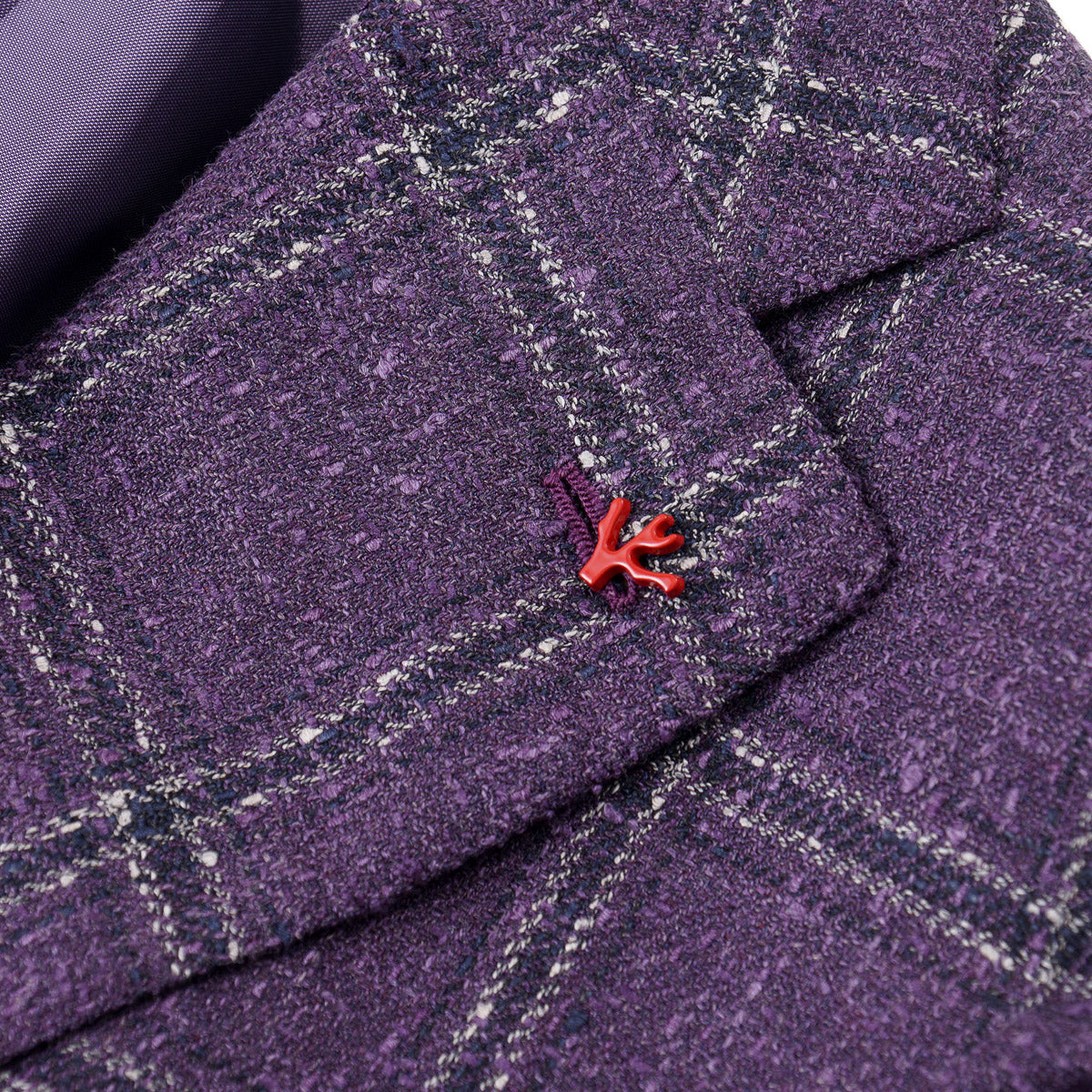Isaia Woven Wool-Silk-Linen Sport Coat - Top Shelf Apparel