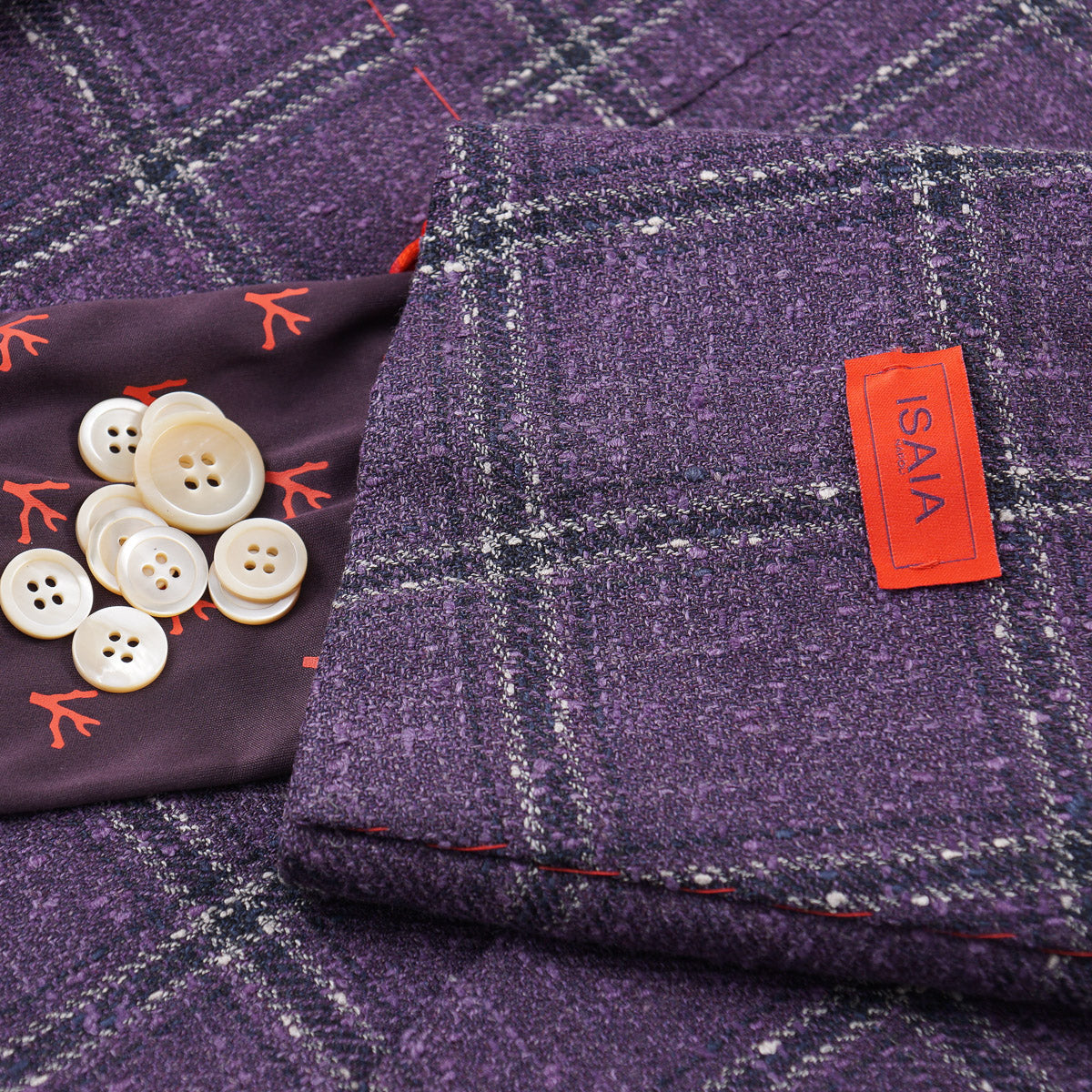 Isaia Woven Wool-Silk-Linen Sport Coat - Top Shelf Apparel