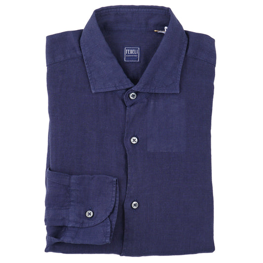 Fedeli Slim-Fit Pure Linen Shirt - Top Shelf Apparel