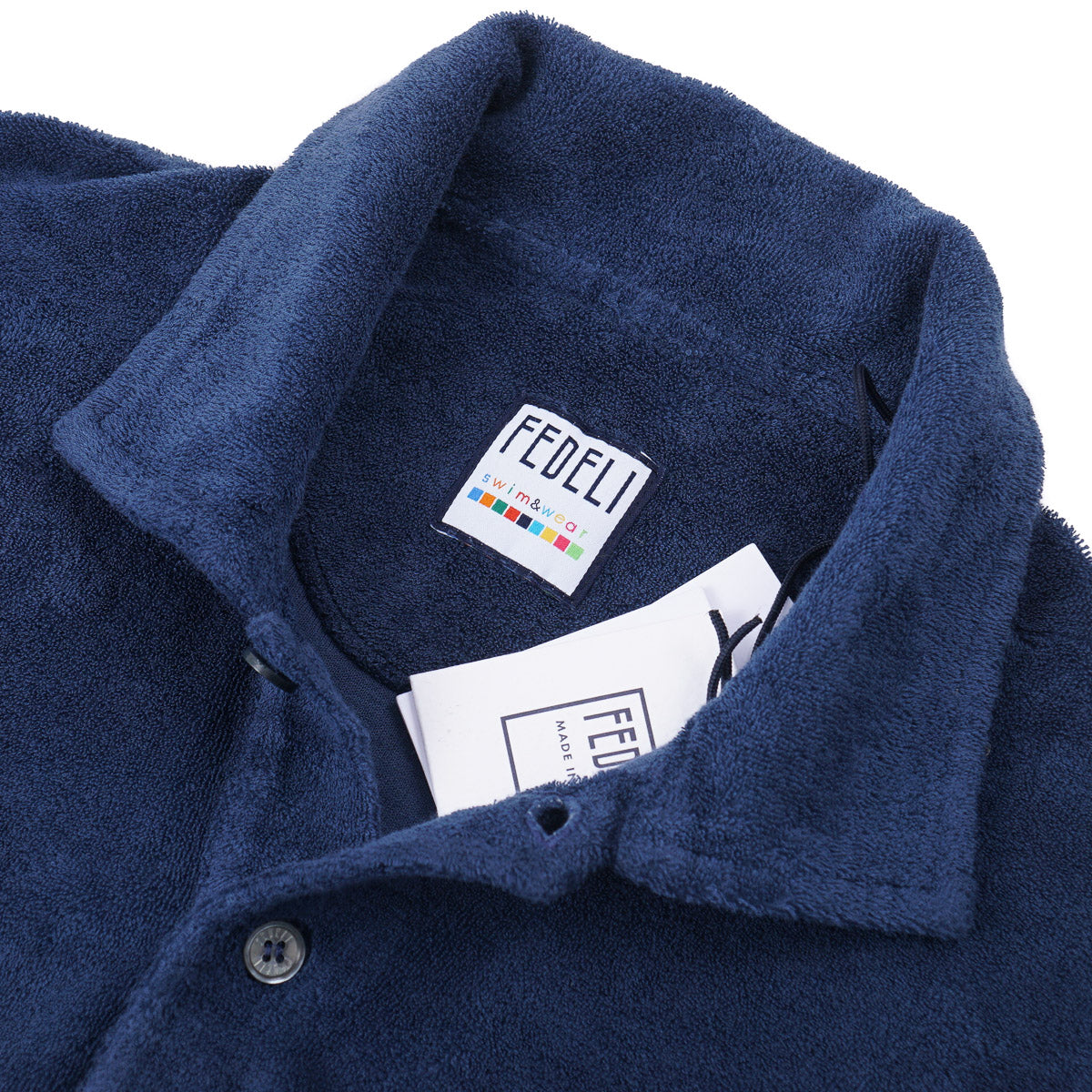 Fedeli Terry Cotton Polo Shirt - Top Shelf Apparel