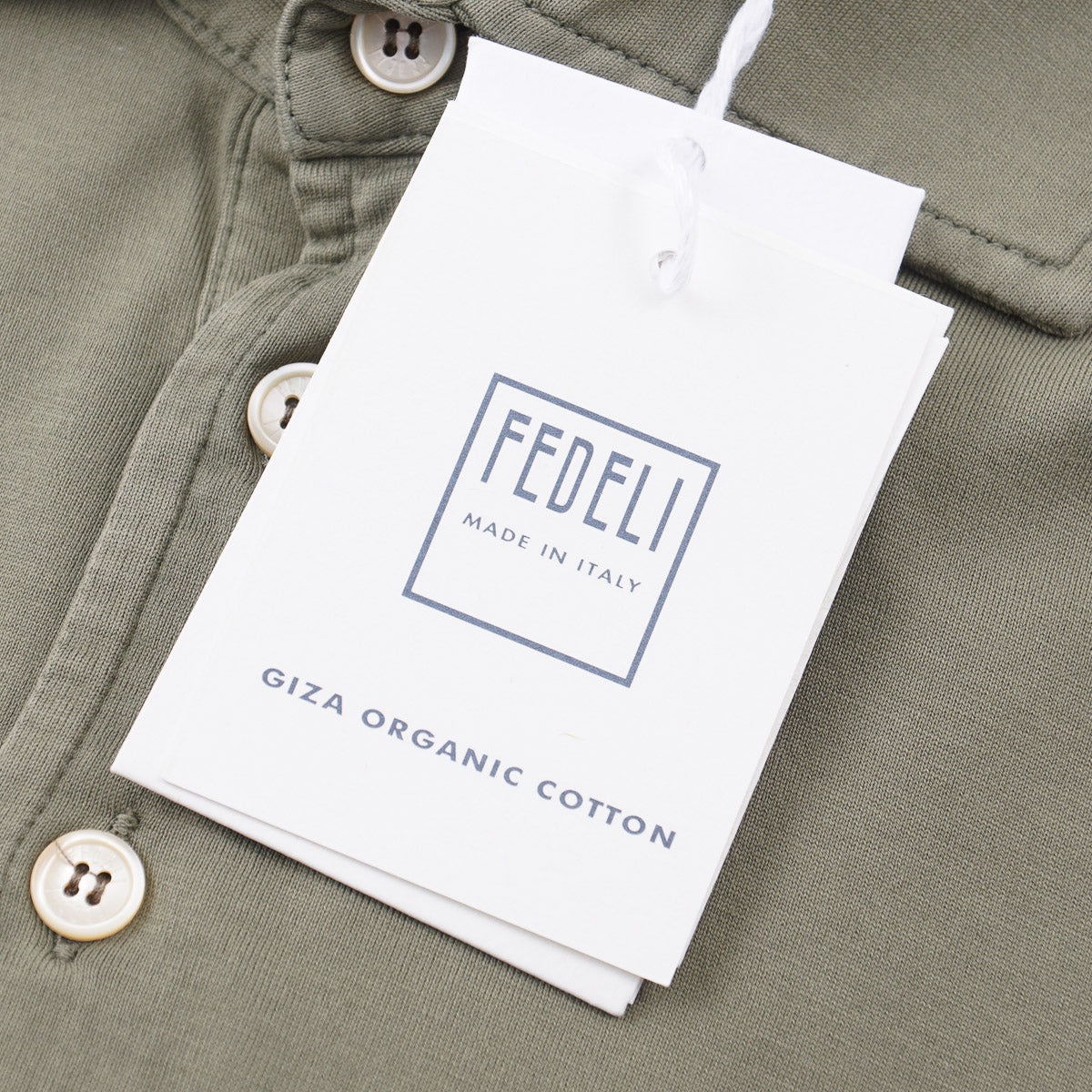 Fedeli 'Zero' Light Cotton Polo Shirt - Top Shelf Apparel