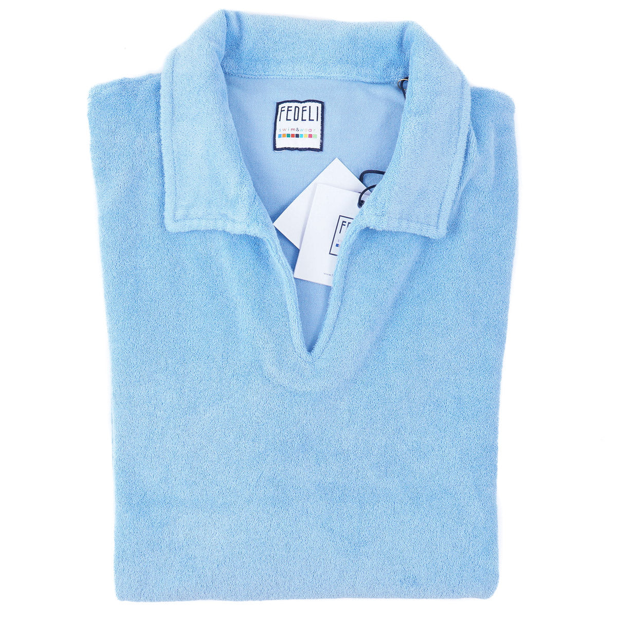 Fedeli Terry Cotton Polo Shirt - Top Shelf Apparel