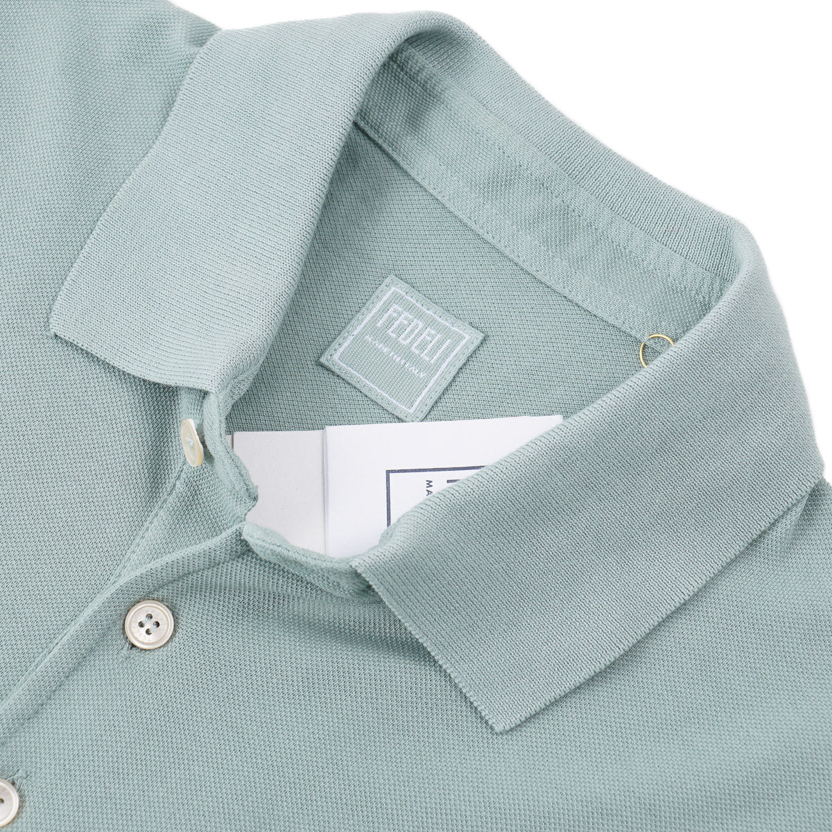 Fedeli 'Wind' Piquet Cotton Polo - Top Shelf Apparel