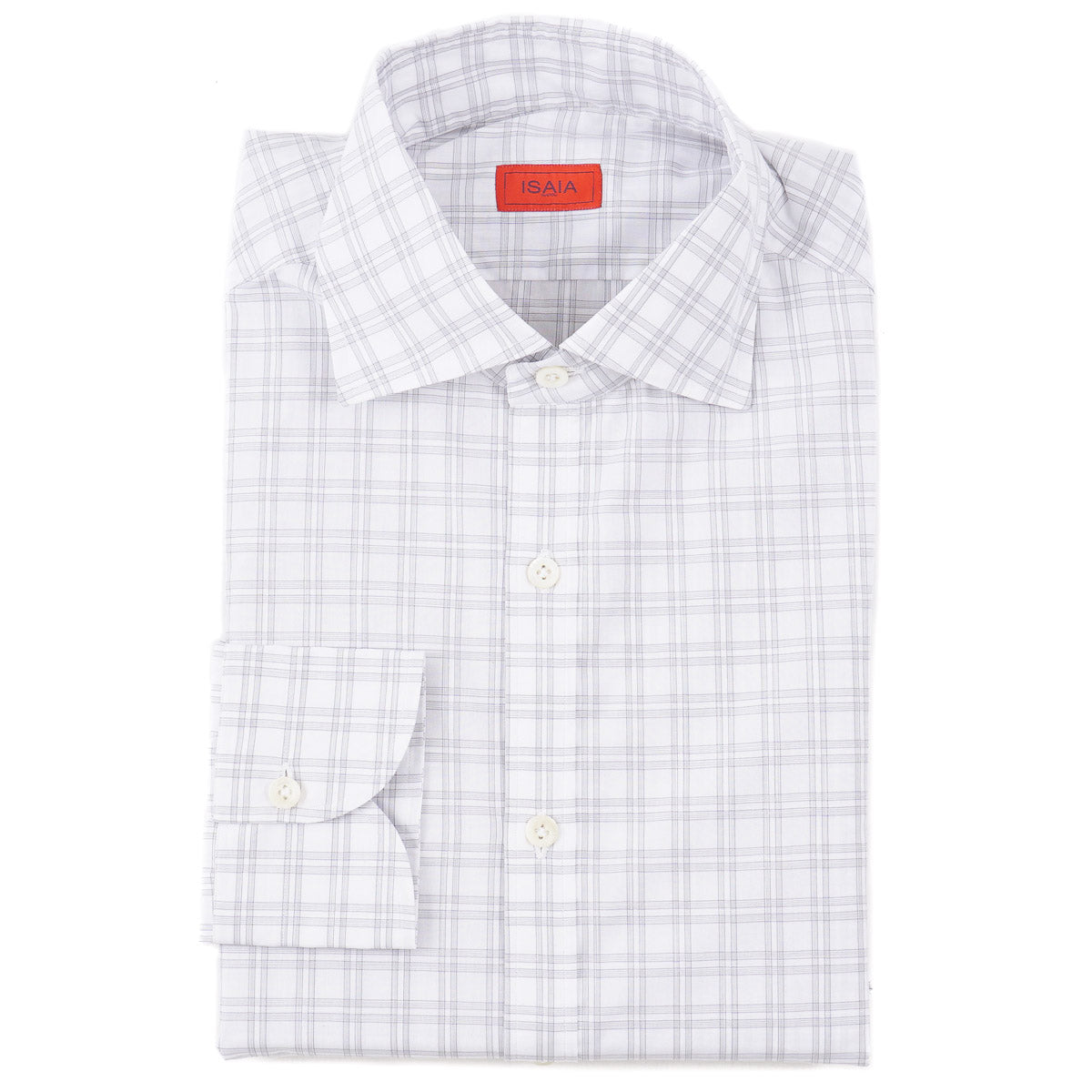 Isaia Tailored-Fit 'Mix' Cotton Shirt