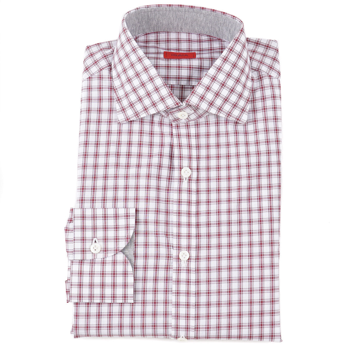 Isaia Tailored-Fit Cotton Dress Shirt
