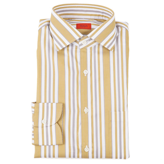 Isaia Tailored-Fit Cotton Dress Shirt