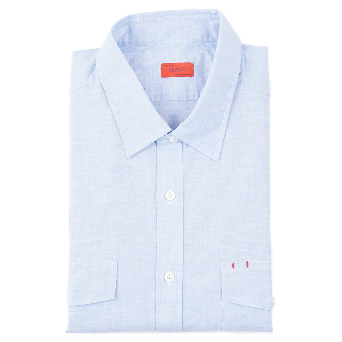 Isaia Woven Cotton Sport Shirt