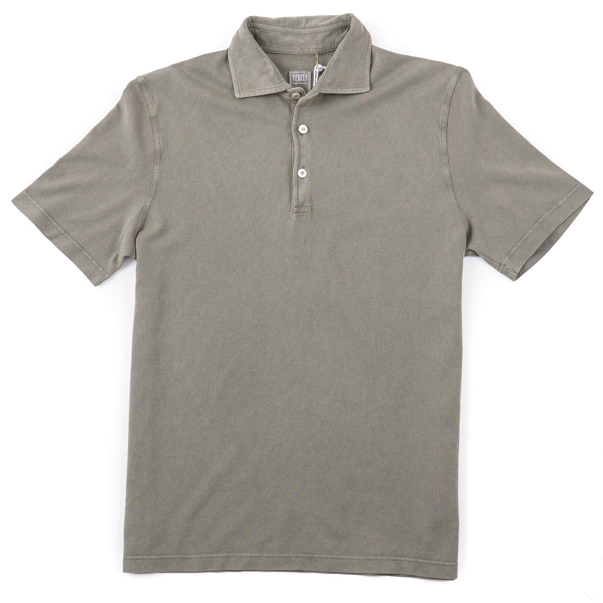 Fedeli Slim-Fit Frosted Pique Polo Shirt - Top Shelf Apparel