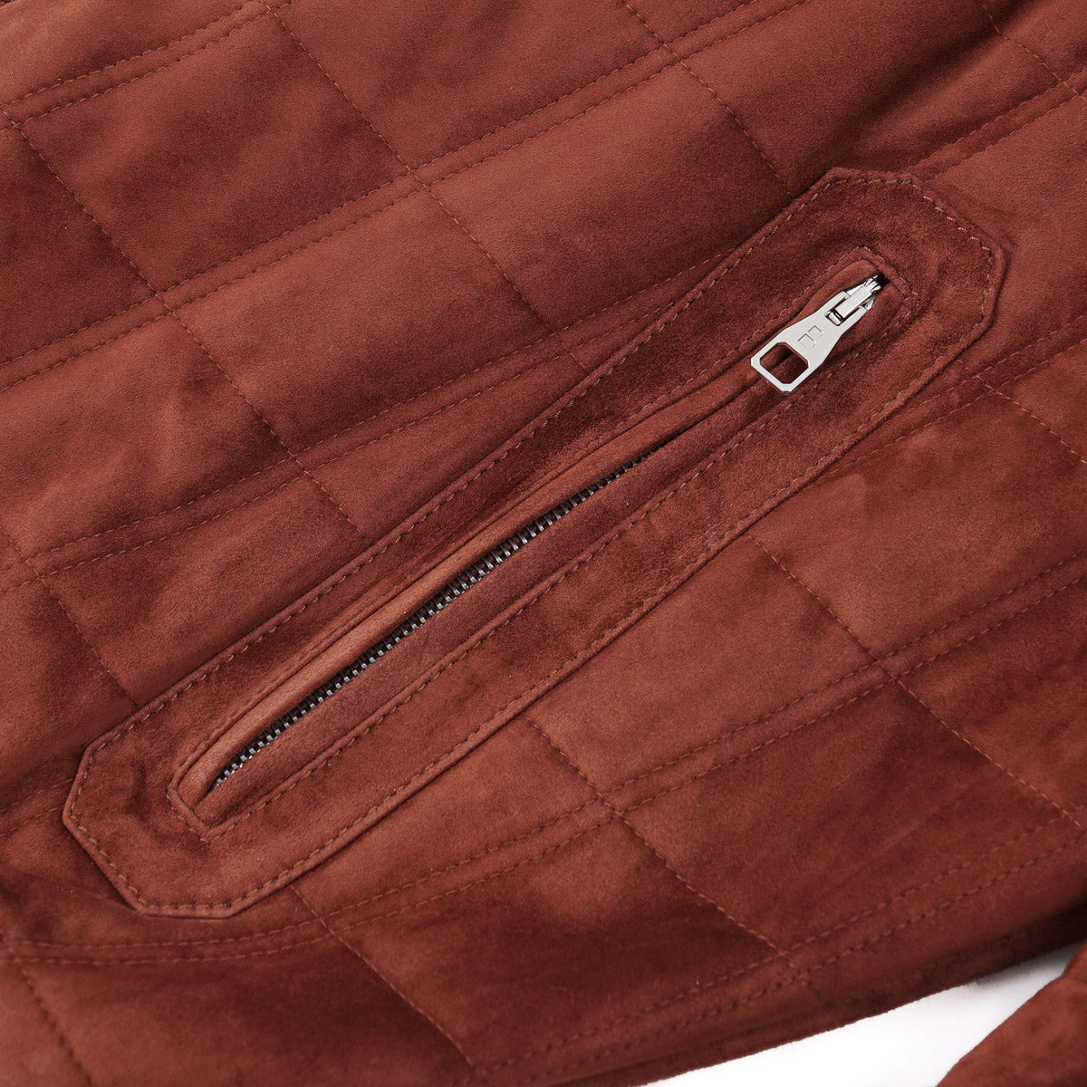 Brett Johnson Quilted Suede Hooded Jacket - Top Shelf Apparel