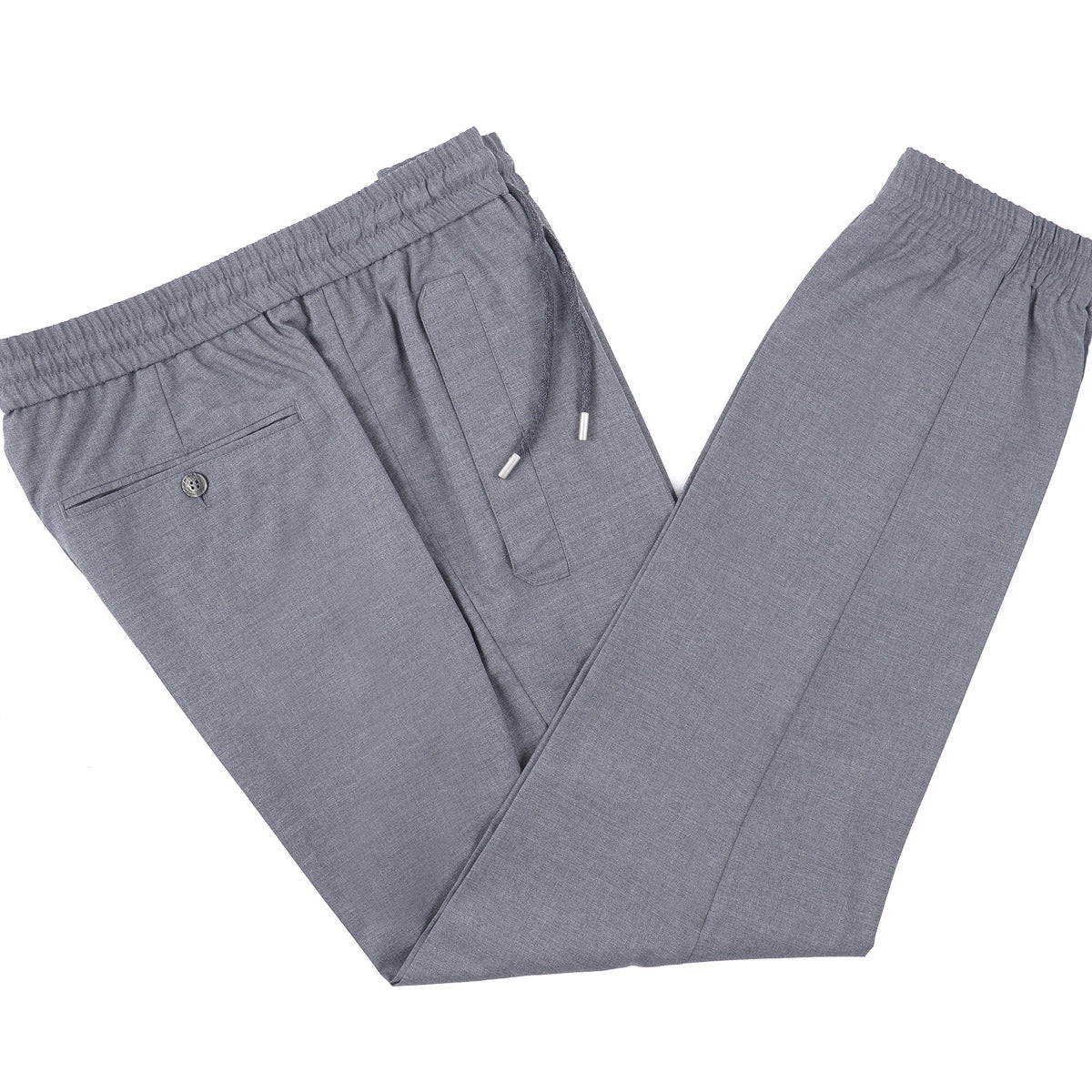 Brett Johnson Wool Drawstring Jogger Pants