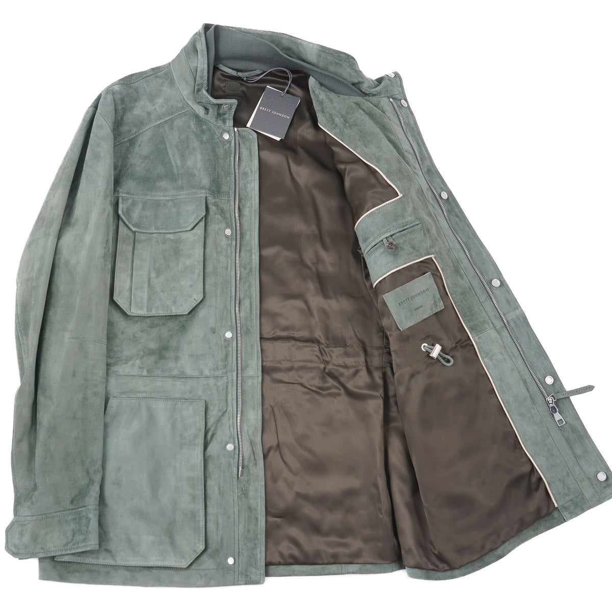 Brett Johnson 'Lugano' Calf Suede Jacket - Top Shelf Apparel