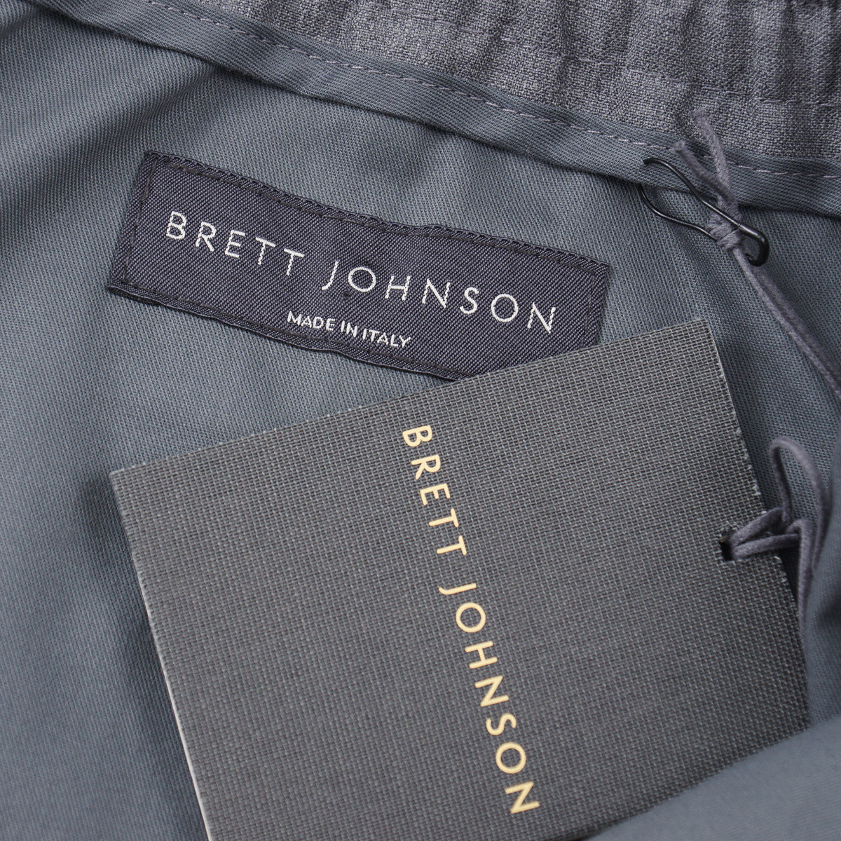 Brett Johnson Wool Drawstring Jogger Pants