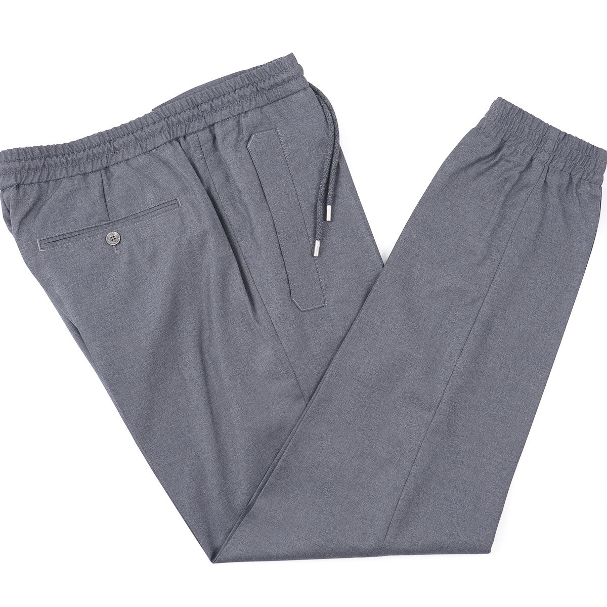 Brett Johnson Wool Drawstring Jogger Pants