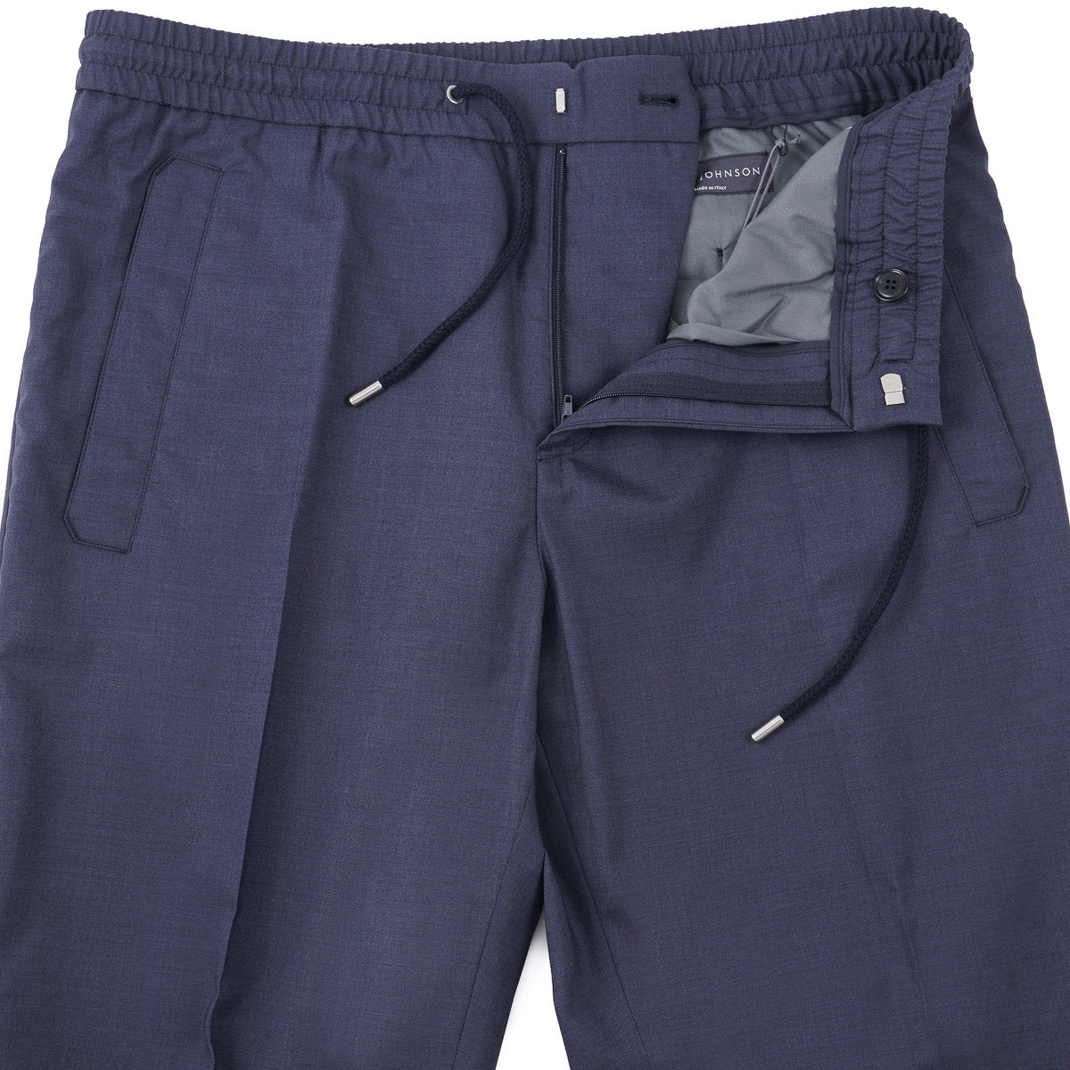 Brett Johnson Wool Drawstring Jogger Pants