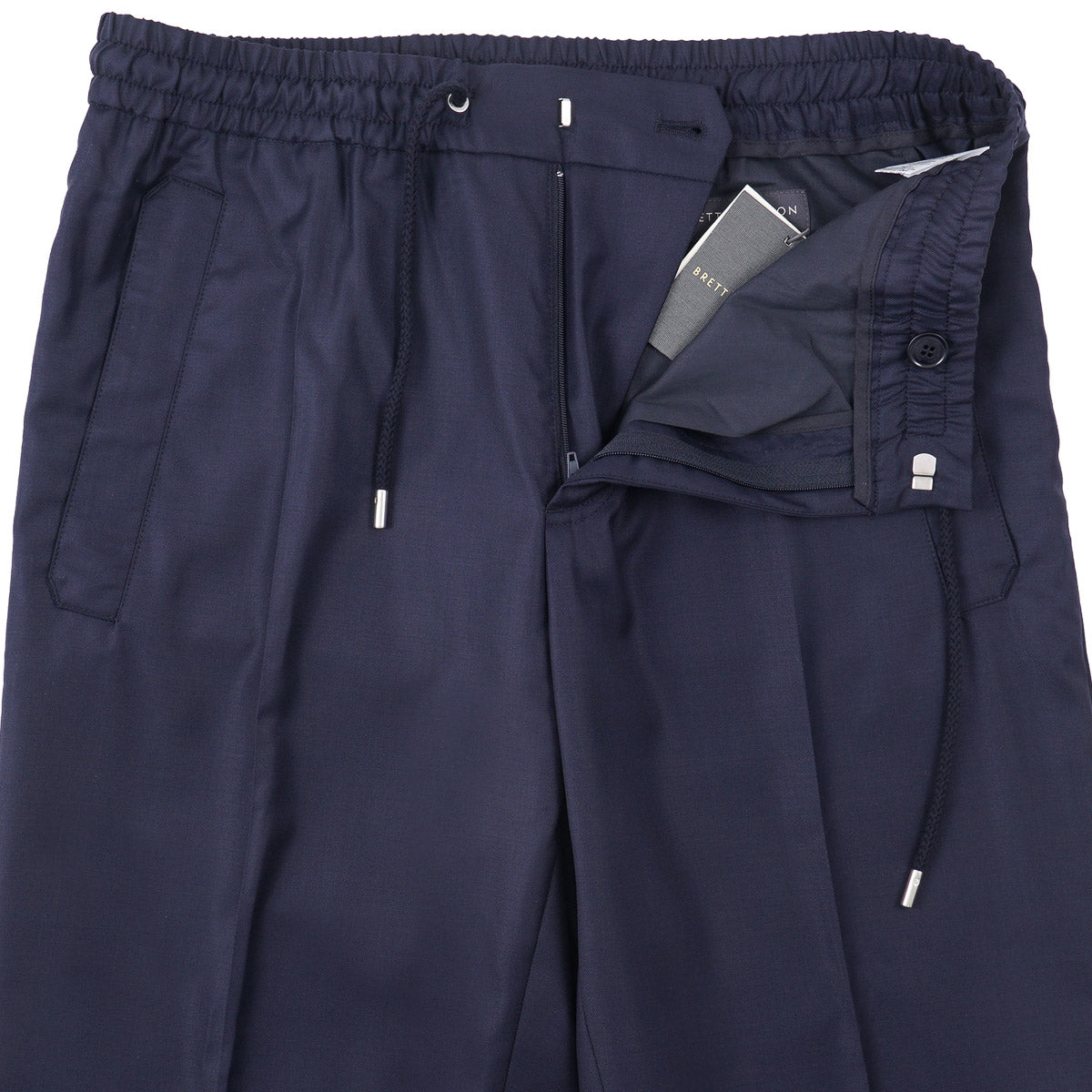 Brett Johnson Wool Drawstring Jogger Pants