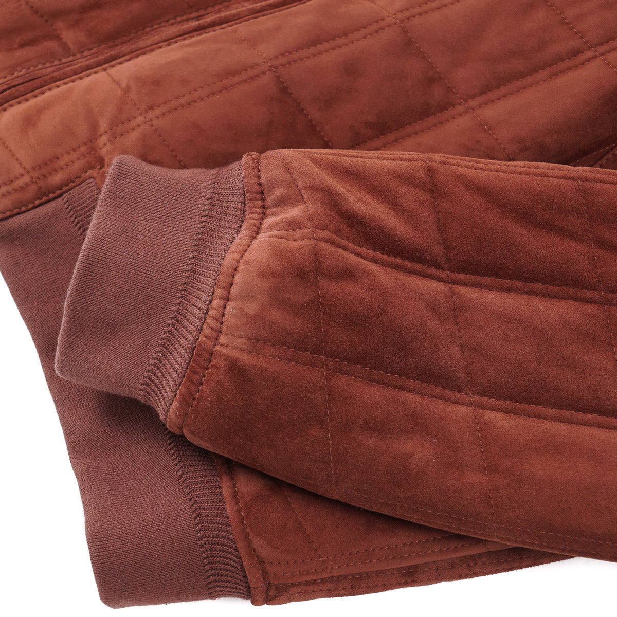 Brett Johnson Quilted Suede Hooded Jacket - Top Shelf Apparel