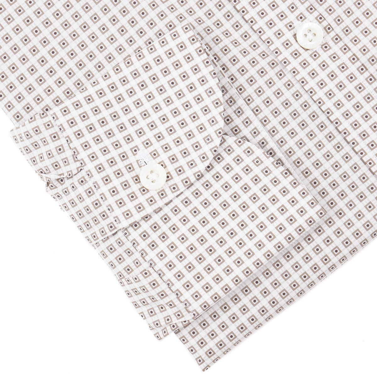 Isaia Printed Cotton Dress Shirt - Top Shelf Apparel