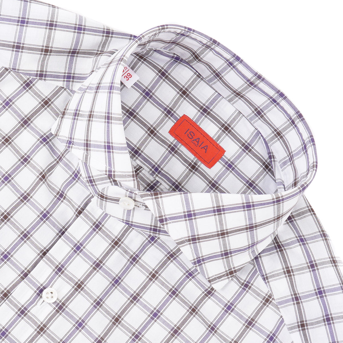 Isaia Tailored-Fit 'Mix' Cotton Shirt