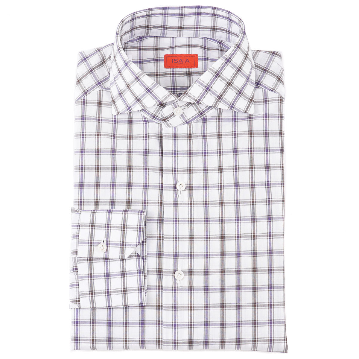 Isaia Tailored-Fit 'Mix' Cotton Shirt