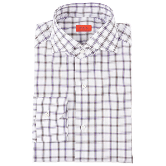 Isaia Tailored-Fit 'Mix' Cotton Shirt