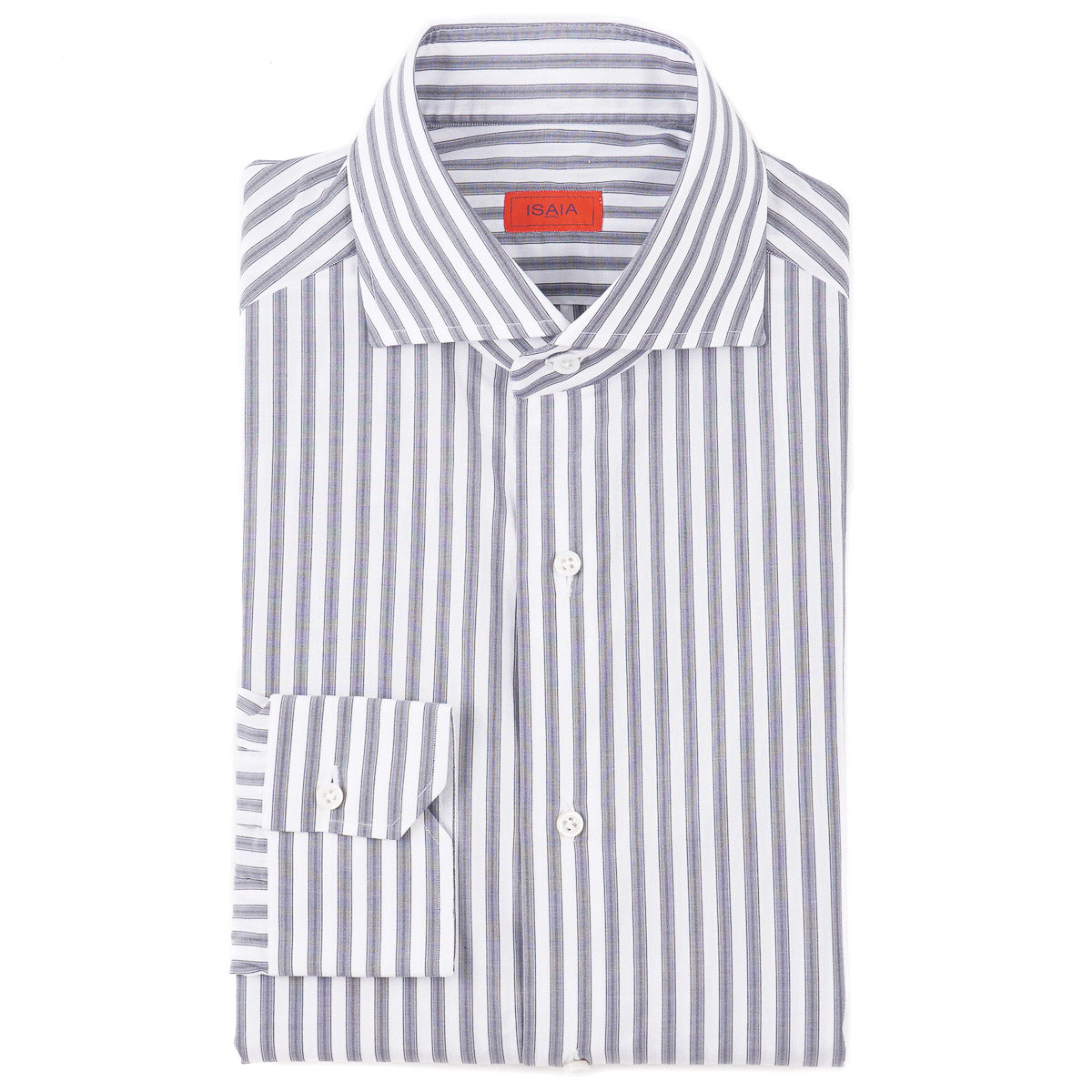 Isaia Tailored-Fit 'Mix' Cotton Shirt