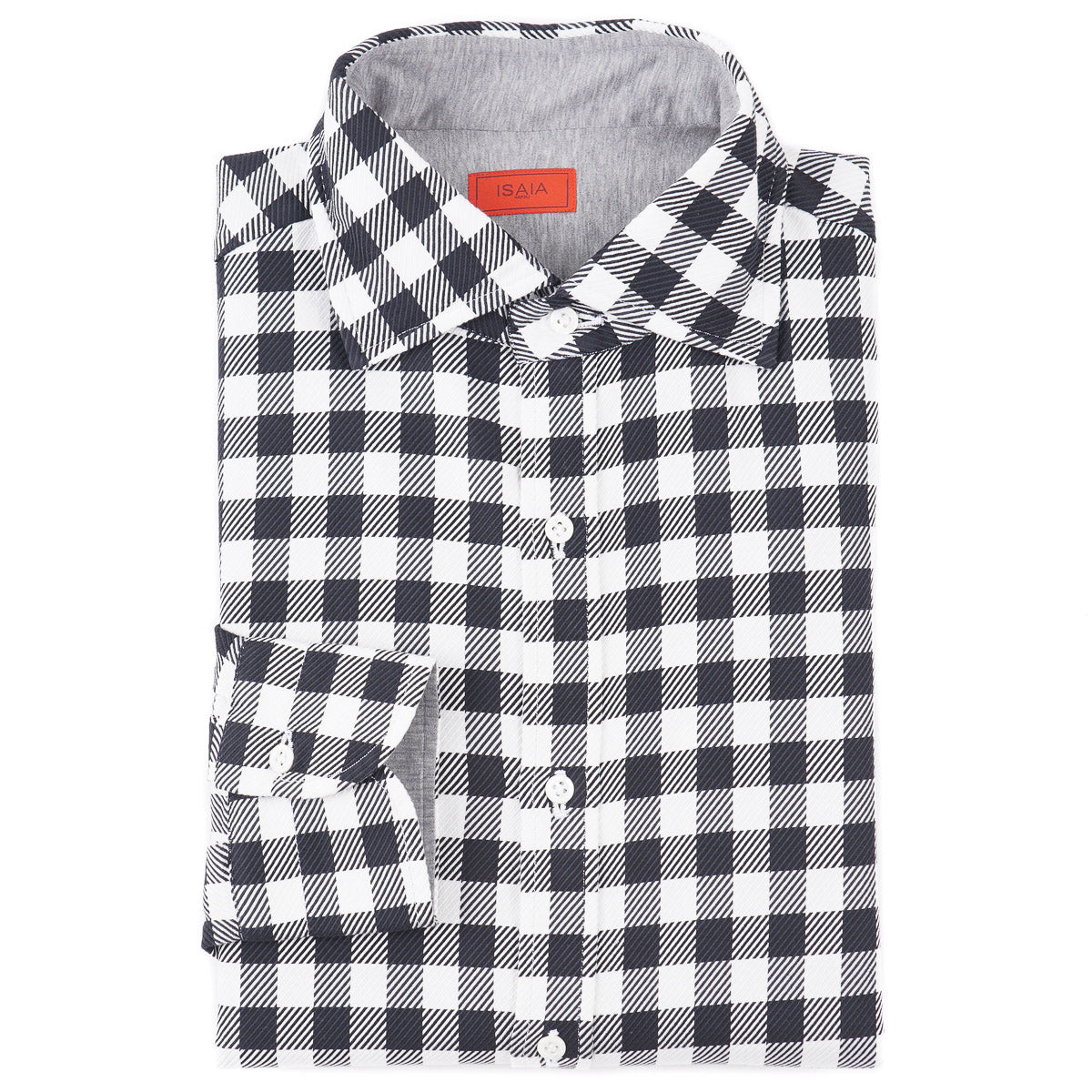 Isaia Tailored-Fit Twill Cotton Shirt