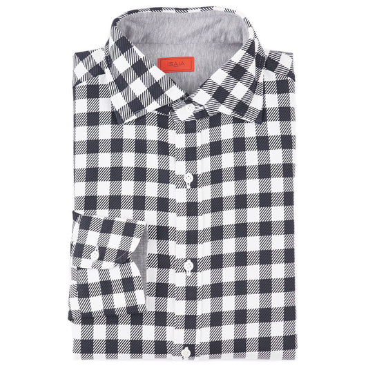 Isaia Tailored-Fit Twill Cotton Shirt