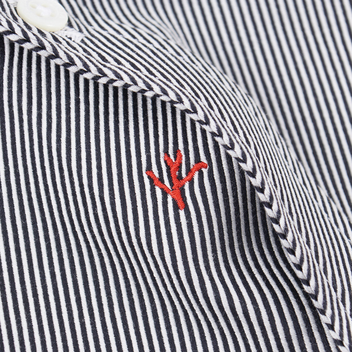 Isaia Tailored-Fit Twill Cotton Shirt
