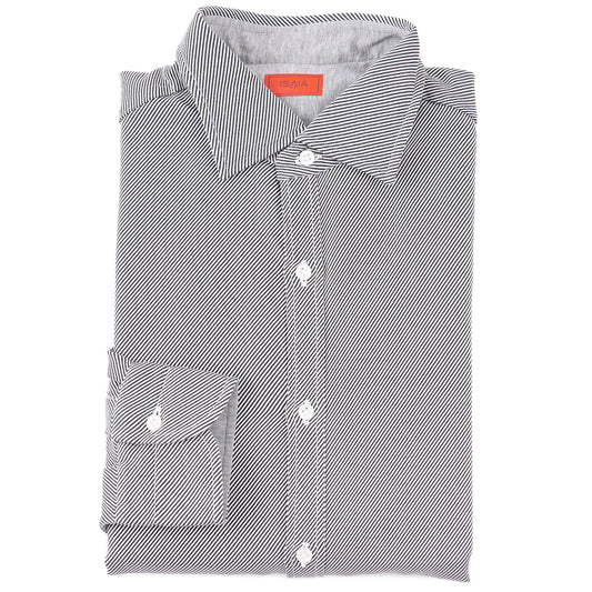Isaia Tailored-Fit Twill Cotton Shirt