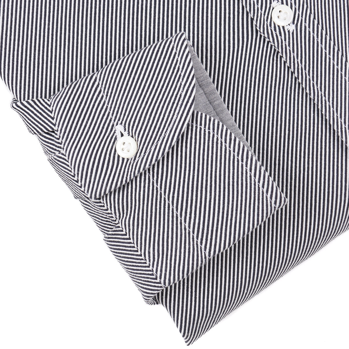 Isaia Tailored-Fit Twill Cotton Shirt
