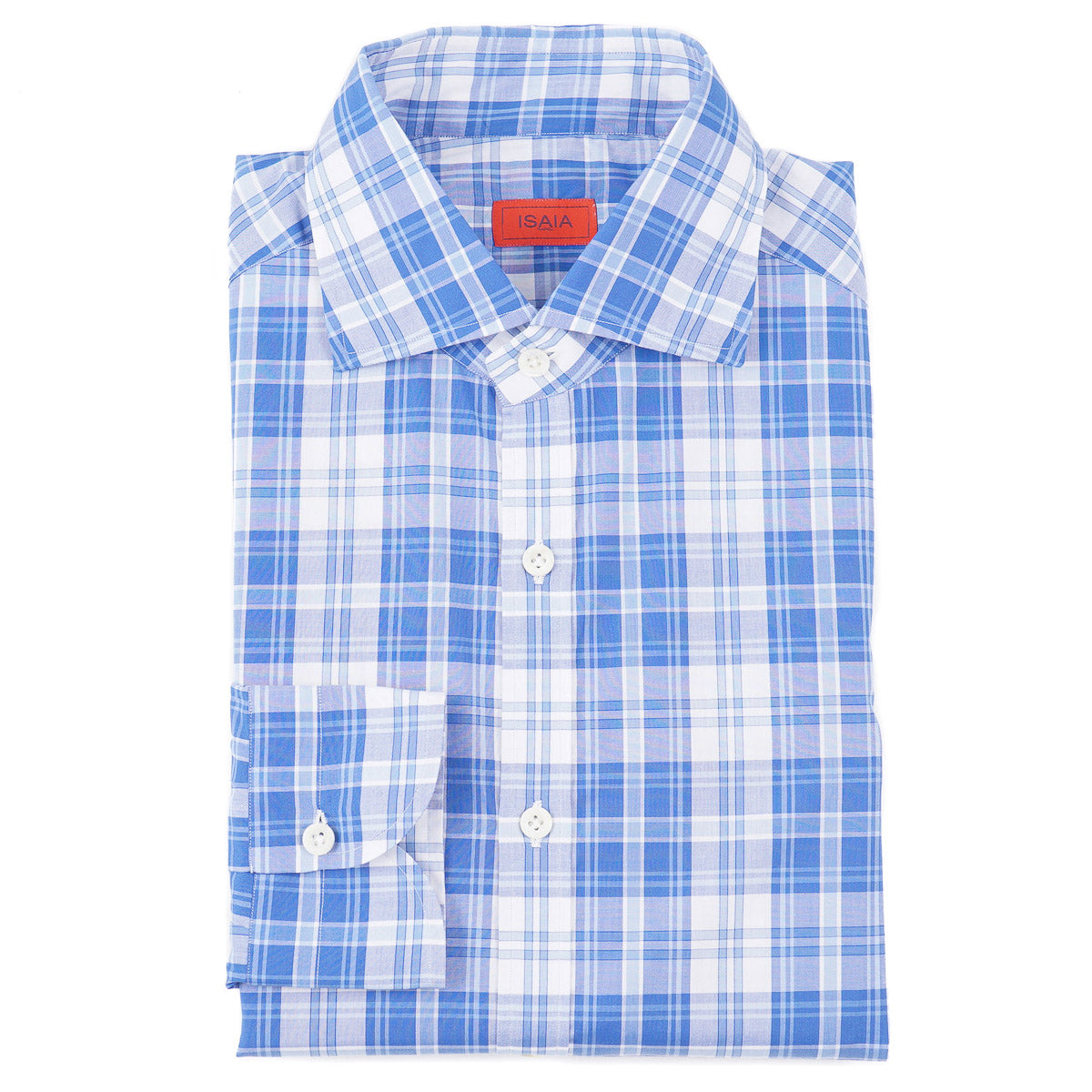 Isaia Tailored-Fit 'Mix' Cotton Shirt