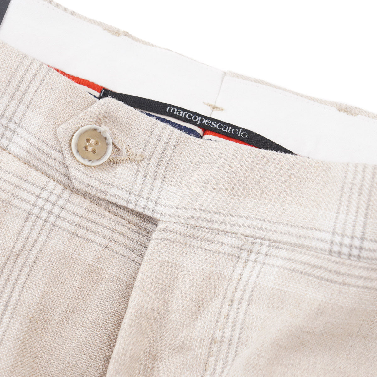 Marco Pescarolo Slim-Fit Linen Pants