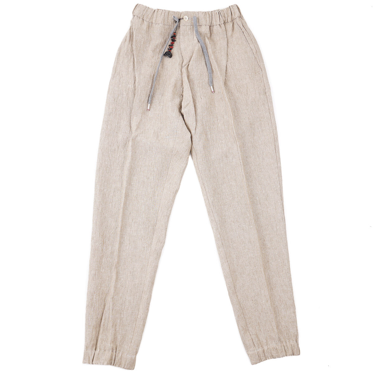 Marco Pescarolo Drawstring Waist Linen Pants - Top Shelf Apparel