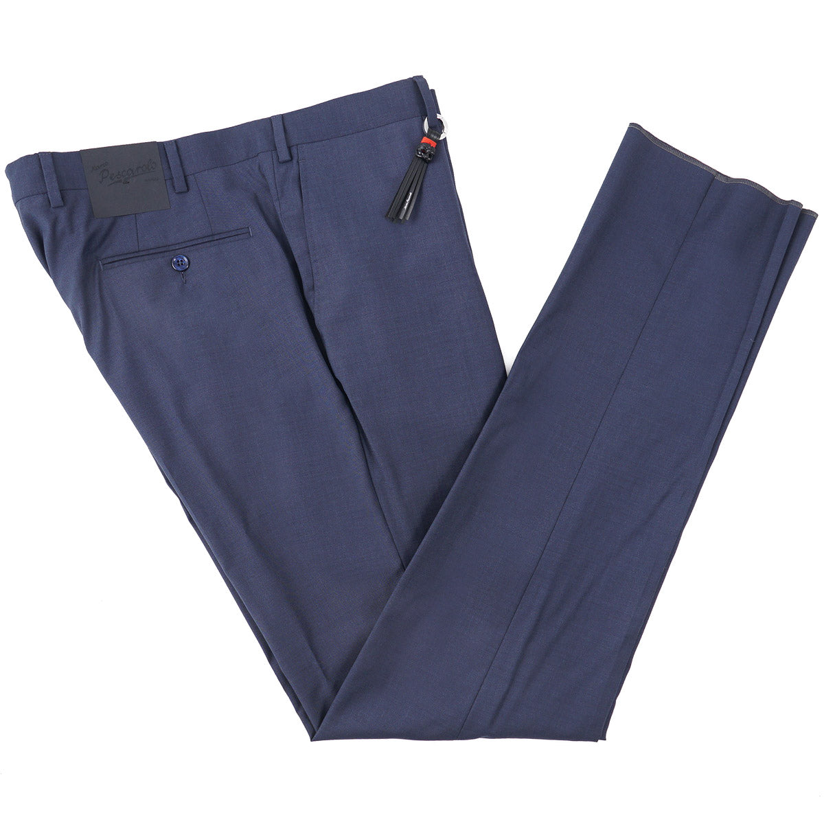 Marco Pescarolo Slim Wool Dress Pants