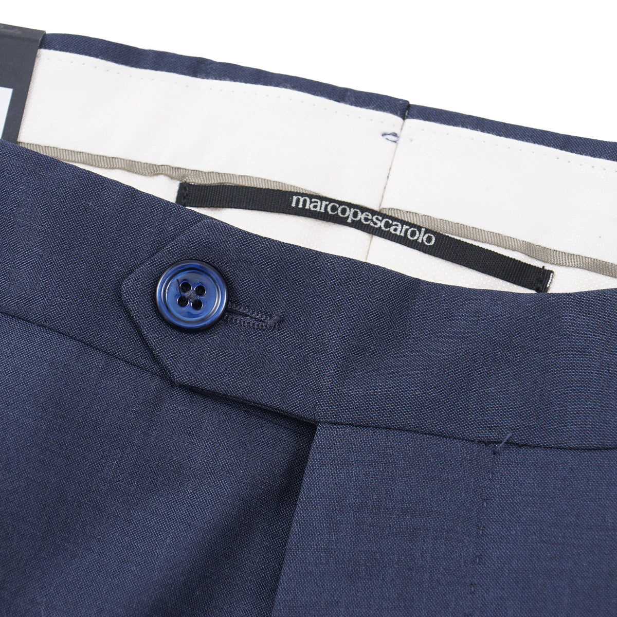 Marco Pescarolo Slim Wool Dress Pants