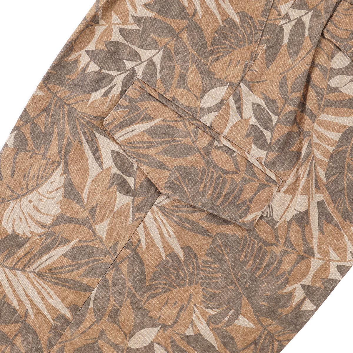 Sartorio Floral Print Cargo Pocket Pants - Top Shelf Apparel