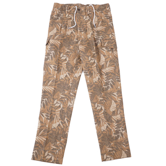 Sartorio Floral Print Cargo Pocket Pants
