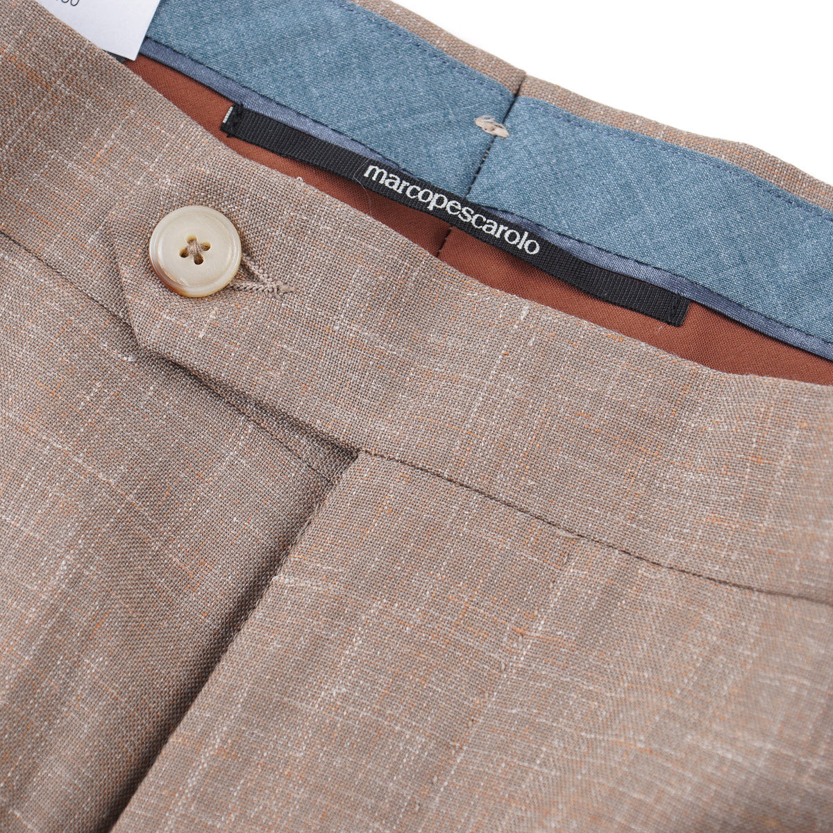 Marco Pescarolo Wool-Linen Dress Pants