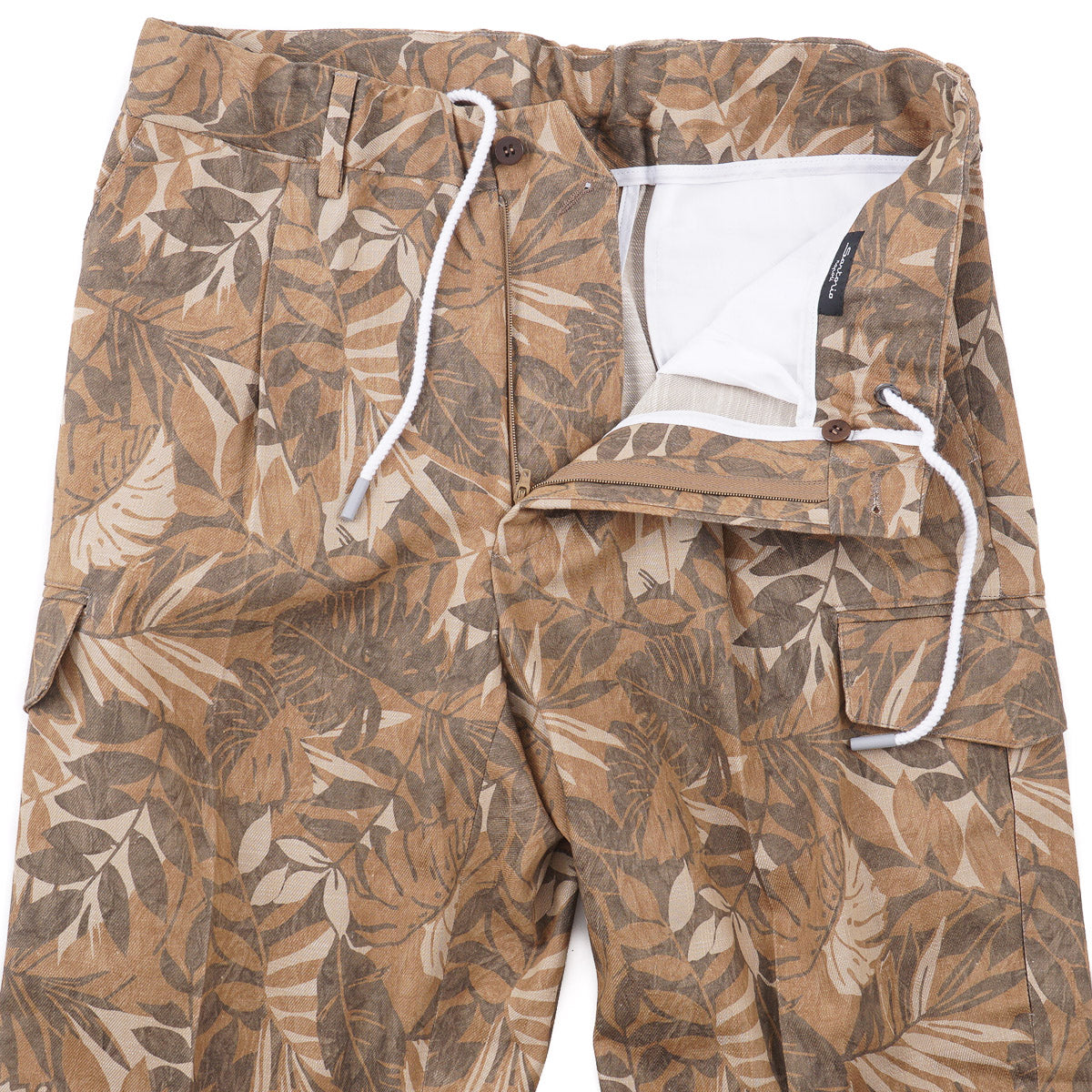 Sartorio Floral Print Cargo Pocket Pants - Top Shelf Apparel