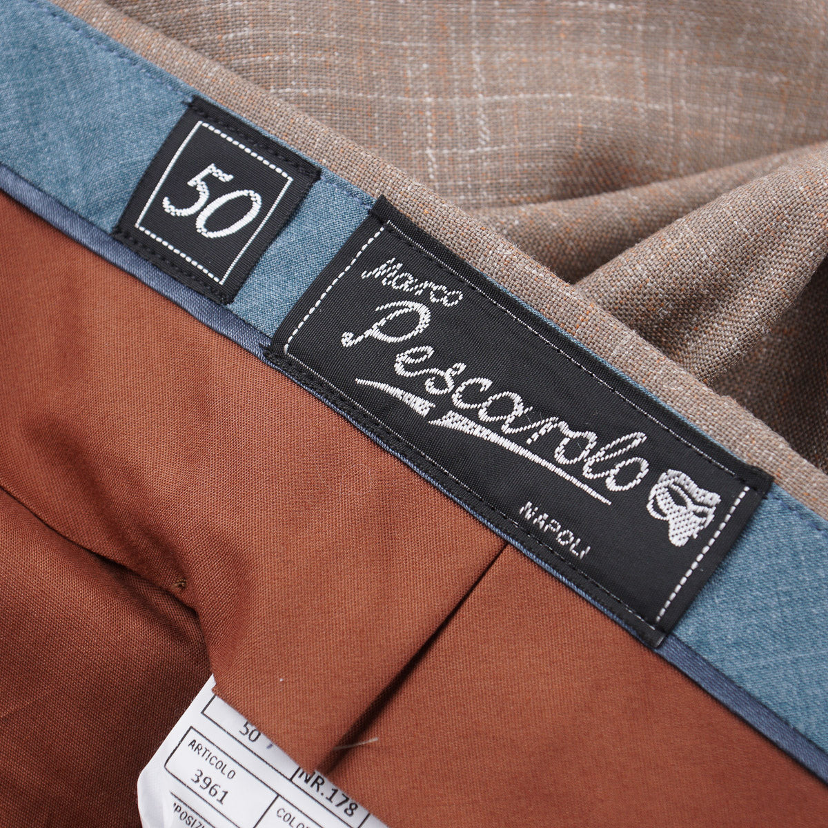 Marco Pescarolo Wool-Linen Dress Pants