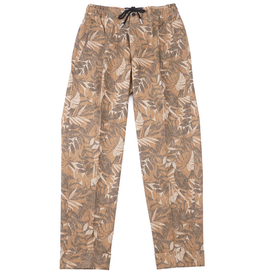 Sartorio Floral Print Drawstring Pants