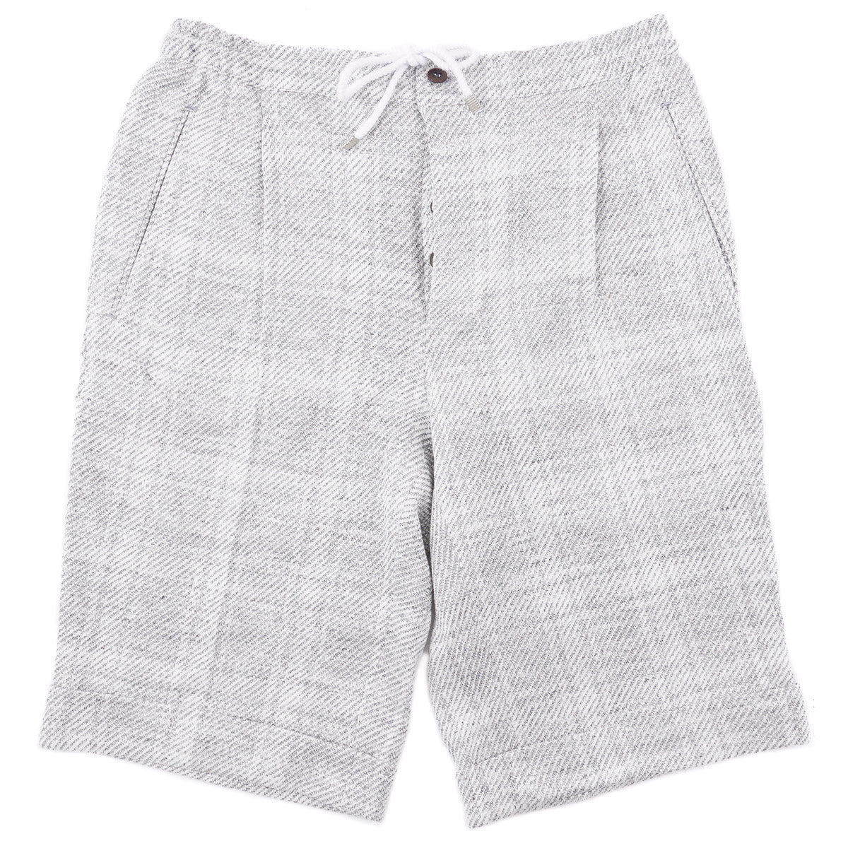 Sartorio Woven Linen Drawstring Shorts
