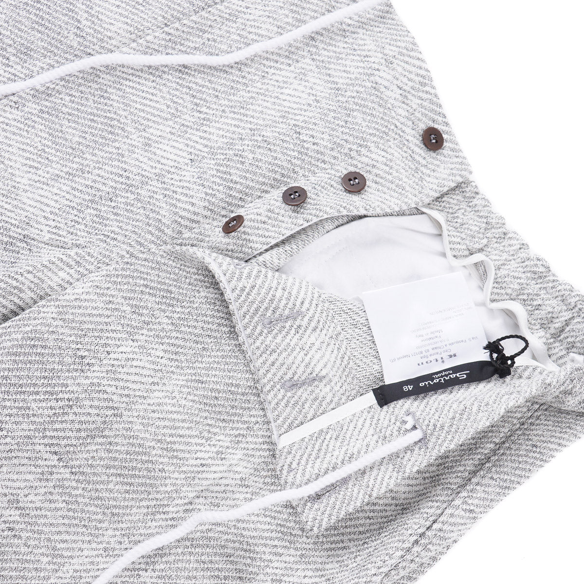 Sartorio Woven Linen Drawstring Shorts