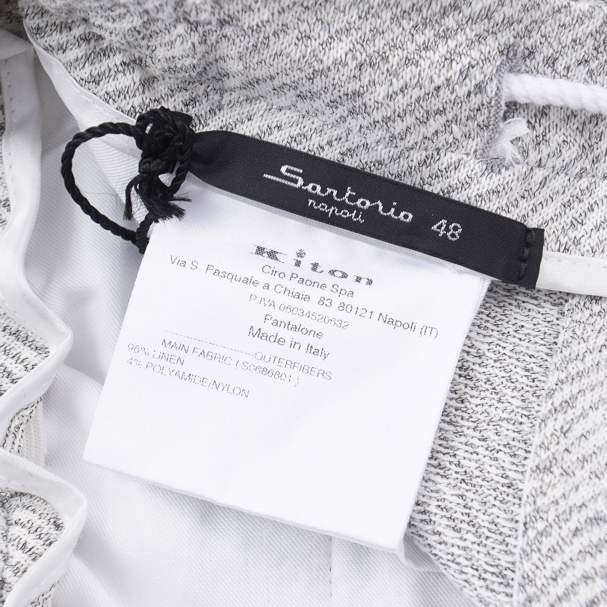 Sartorio Woven Linen Drawstring Shorts