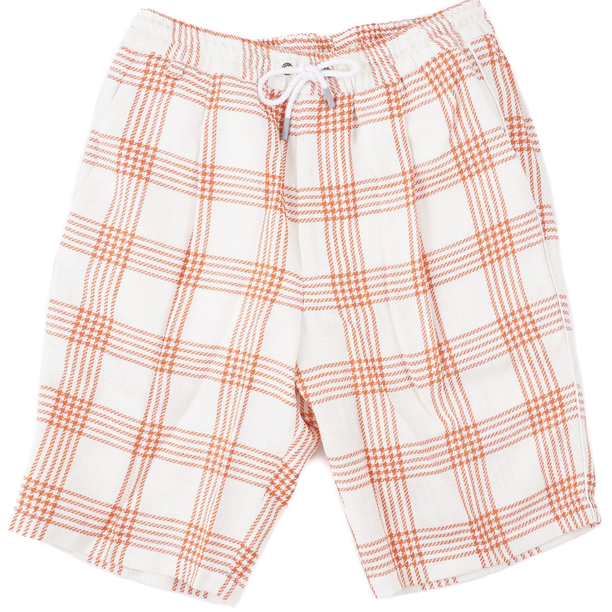 Sartorio Linen-Silk-Wool Drawstring Shorts