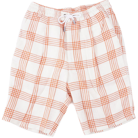 Sartorio Linen-Silk-Wool Drawstring Shorts