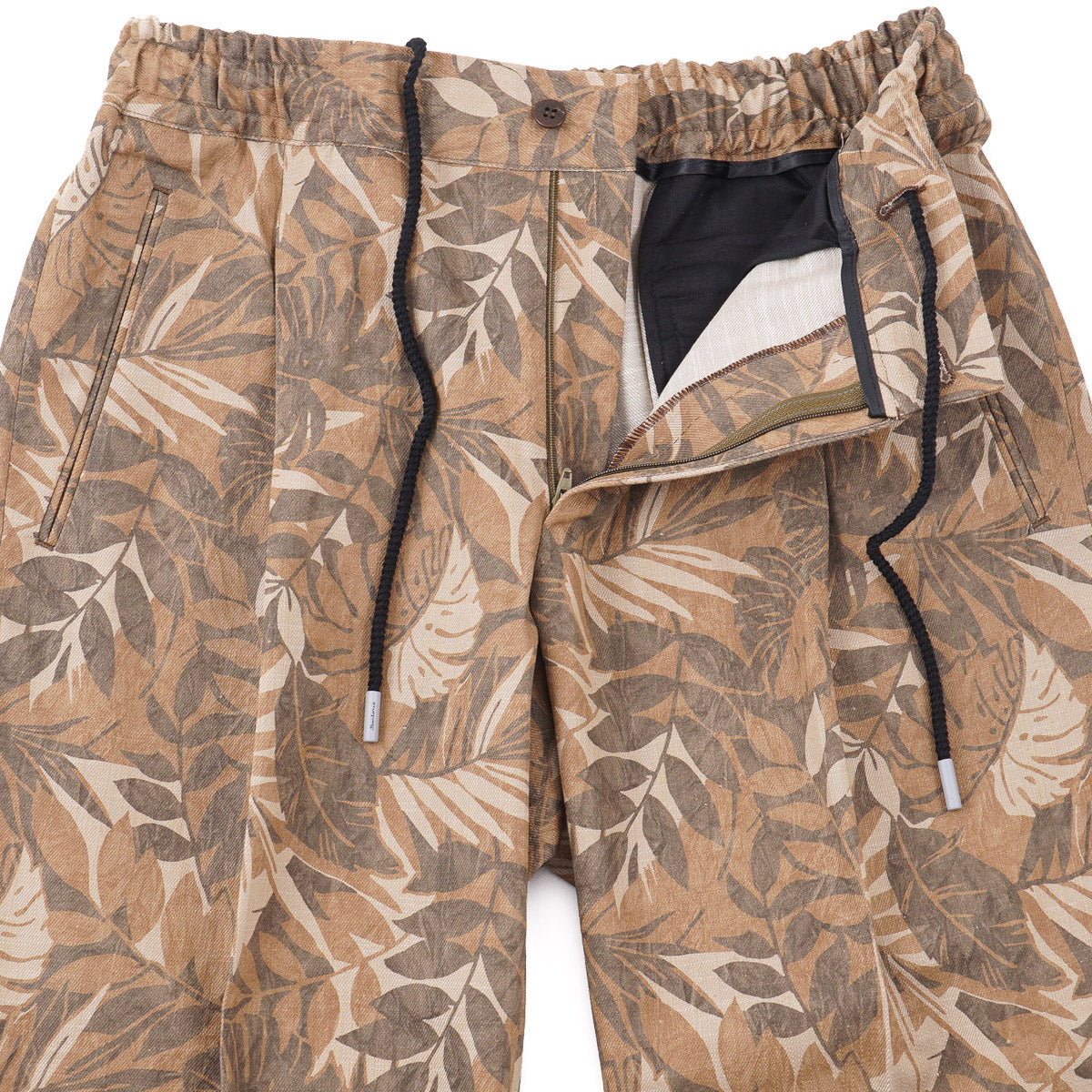 Sartorio Floral Print Drawstring Pants