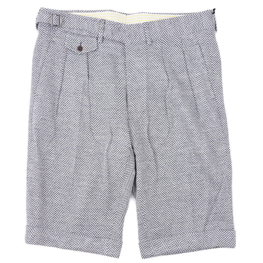 Sartorio Woven Linen Bermuda Shorts - Top Shelf Apparel