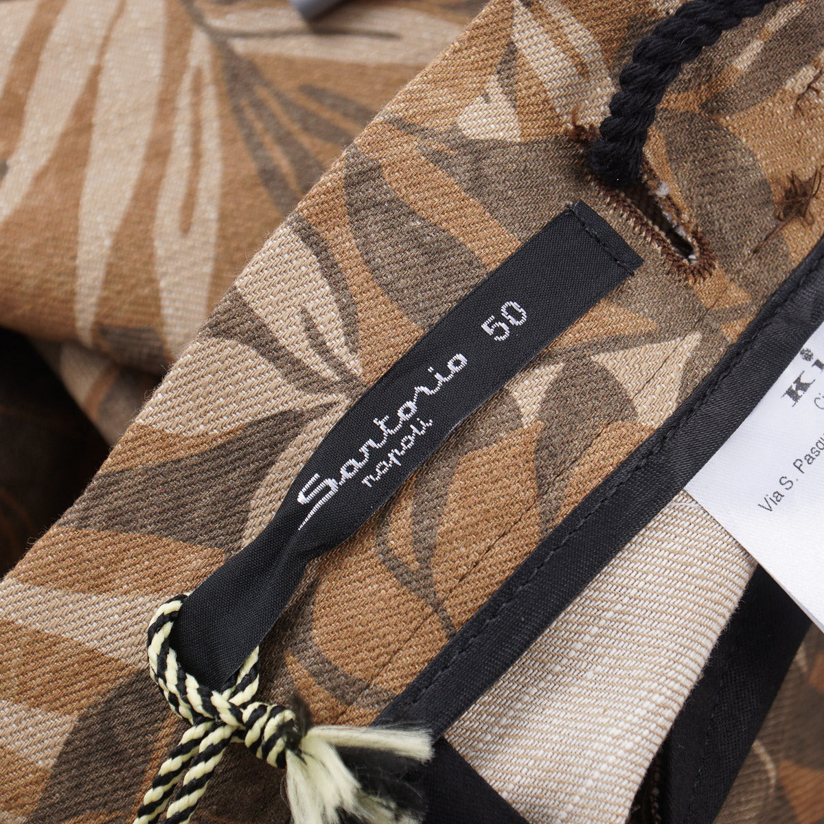 Sartorio Floral Print Drawstring Pants